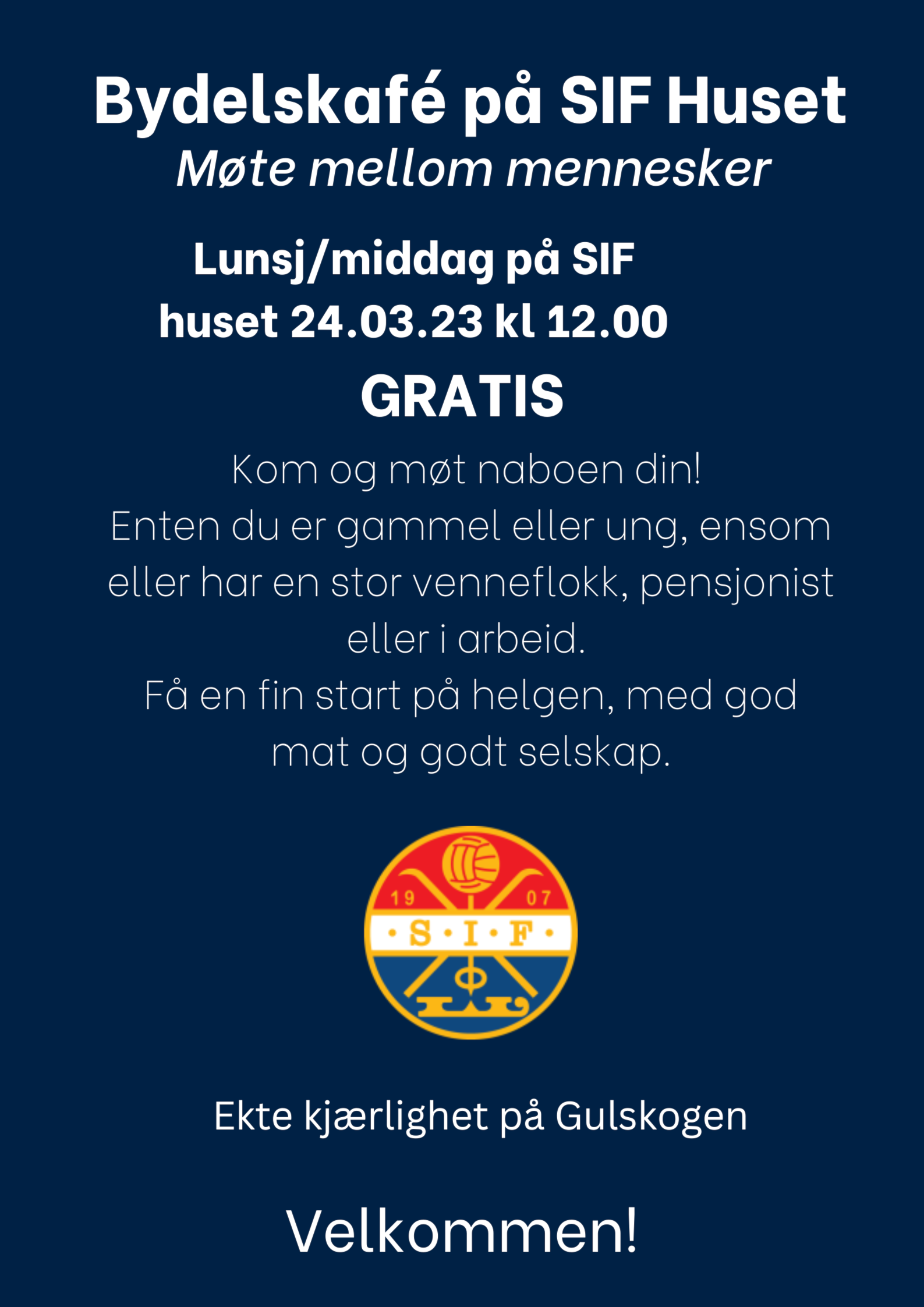 Bydelskafè - 24. mars